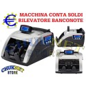 MACCHINA CONTA SOLDI DENARO PROFESSIONALE FALSO RIVELATORE BANCONOTE DELUXE