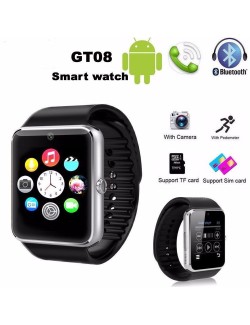 OROLOGIO TELEFONO SMARTWATCH ANDROID IOS CON SIM BLUETOOTH MICRO SD GT08