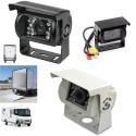TELECAMERA RETROMARCIA RETROCAMERA 18 LED IR AUTO CAMION CAMPER SUV FURGONE INFRAROSSI
