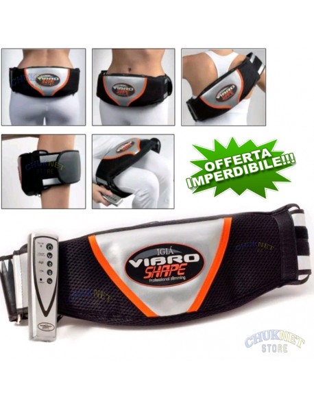 CINTURA VIBRANTE MASSAGGIANTE MASSAGGIO DIETA VIBRO SHAPE PALESTRA ADDOMINALI SNELLENTE CORPO TONIFICANTE VIBRAZIONE