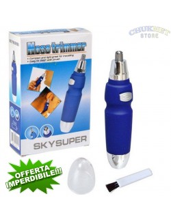 NOUSE TRIMMER RASOIO PELI TAGLIA RASA BARBA ORECCHIO NASO ELETTRICO PORTATILE TAGLIAPELI DEPILATORE