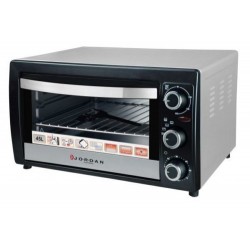 FORNO VENTILATO ELETTRICO FORNETTO STATICO E VENTILATO  45 LITRI CUCINA 2000 WATT GRIGLIA LUCE INTERNA