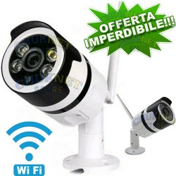 IP TELECAMERA SMART CAMERA IP CAM ESTERNO ANDROID IOS WIFI WIRELESS 2MPX FULL HD