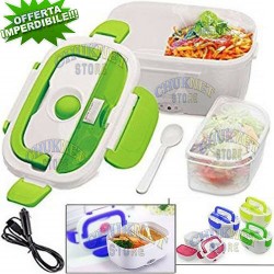 SCALDAVIVANDE LUNCH BOX CONTENITORE PORTA CIBO UFFICIO SCALDA PRANZO ELETTRICO