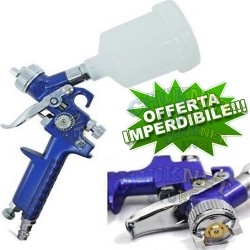 PISTOLA AEROGRAFO SPRAY GUN SERBATORIO VERNICIATURA PROFESSIONALE 125 ML