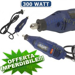 MINI TRAPANO SMERIGLIATRICE MULTIUSO 300W 230V RDG-300 ROYCE FAI DA TE BRICOLAGE