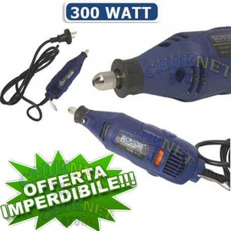 MINI TRAPANO SMERIGLIATRICE MULTIUSO 300W 230V RDG-300 ROYCE FAI DA TE  BRICOLAGE - Chuknet Store