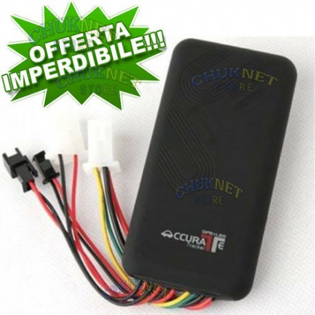 GPS TRACKER ACCURATE GSM GPRS LOCALIZZATORE SATELLITARE ANTIFURTO BARCA AUTO MOTO