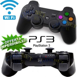 JOYSTICK PLAYSTATION 3 JOYPAD PS3 WIRELESS CONTROLLER SENZA FILI GAMEPAD COMPATIBILE
