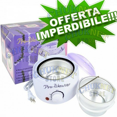 SCALDACERA PROFESSIONALE 100W ELETTRICO SCALDA CERA CON TERMOSTATO PER CERETTA