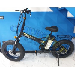 BICICLETTA ELETTRICA PIEGHEVOLE 20 POLLICI BIKE FRENI A DISCO RUOTE GRANDI BATTERIA LITIO FAT BIKE 350W