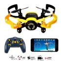 DRONE QUADRICOTTERO CON TELECAMENA MINI UFO FPV WIFI JXD 512W RITORNO AUTOMATICO