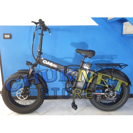 BICICLETTA ELETTRICA 500W PIEGHEVOLE 20 POLLICI BIKE DISCO RUOTE GRANDI BATTERIA LITIO FAT BIKE