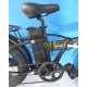 BICICLETTA ELETTRICA 500W PIEGHEVOLE 20 POLLICI BIKE DISCO RUOTE GRANDI BATTERIA LITIO FAT BIKE