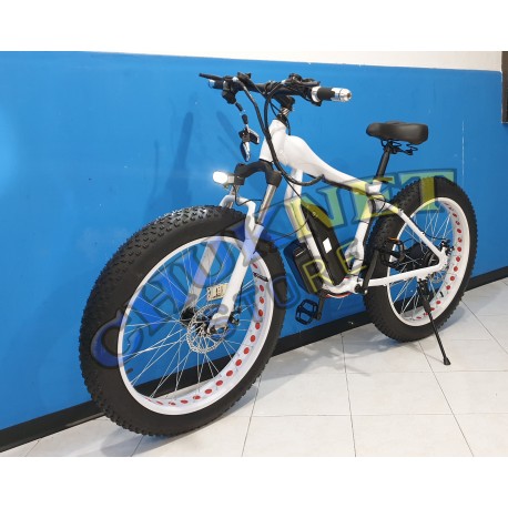 FAT BIKE BICI ELETTRICA A PEDALATA ASSISTITA 250W 36v BATTERIA AL LITIO SHIMANO