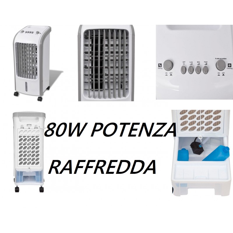 Ventilatore del condizionatore d'aria ventilatore dell'aria fredda  ventilatore a torre muto per uso domestico ventola di raffreddamento ad  acqua senza foglie frigorifero aria condizionata Mobile per interni -  AliExpress