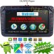 STEREO AUTO ANDROID VOLKSWAGEN SKODA E SEAT 2 DIN AUTORADIO 8 POLLICI FULL HD GPS WIFI NAVI CD DVD