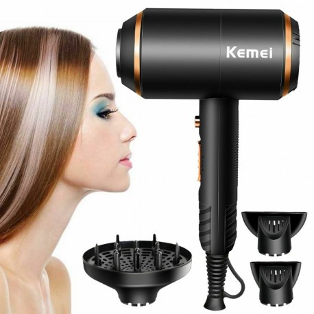 PHON PROFESSIONALE ASCIUGACAPELLI FONO 3000 W TRIPLO DIFFUSORE  PETTINE PER CAPELLI PARRUCCHIERE