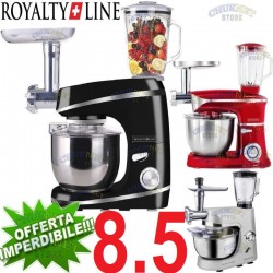 ROBOT DA CUCINA 8,5 LITRI 2200W IMPASTATRICE PLANETARIA TRITACARNE  FRULLATORE PROFESSIONALE MIXER CUCINA MULTIFUNZIONE 3