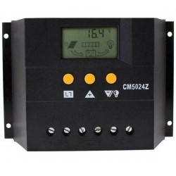 REGOLATORE DI CARICA 50A SOLARE FOTOVOLTAICO 50 AMPERE LCD 12V 24V PER PANNELLO ENERGIA SOLARE