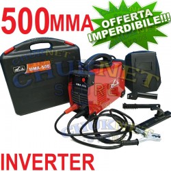 SALDATRICE INVERTER 450A ELETTRODO PROFESSIONALE SALDATORE SALDATURA FABBRO MMA