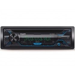 AUTORADIO 1DIN CD DVD MP3 AUX USB SD VIVAVOCE BLUETOOTH STEREO AUTO LETTORE 60W X4 FRONTALINO ESTRAIBILE