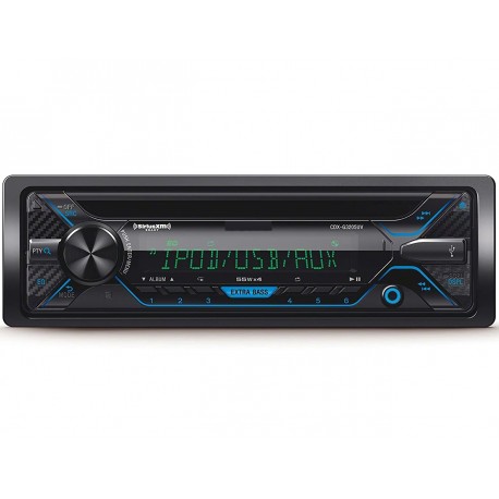 AUTORADIO 1DIN CD DVD MP3 AUX USB SD VIVAVOCE BLUETOOTH STEREO AUTO LETTORE 60W X4 FRONTALINO ESTRAIBILE