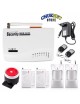 ANTIFURTO ALLARME CASA KIT COMBINATORE GSM WIRELESS SENZA FILI INCORPORATO WIFI