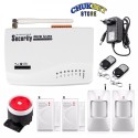 ANTIFURTO ALLARME CASA KIT COMBINATORE GSM WIRELESS SENZA FILI INCORPORATO WIFI