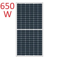 PANNELLO 650W ENERGIA SOLARE FOTOVOLTAICO POLICRISTALLINO MONOCRISTALLINO IMPIANTO CASA BAITA CAMPER