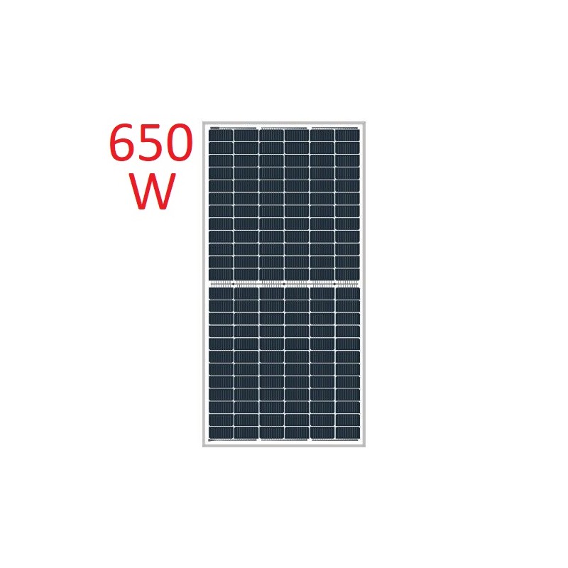 PANNELLO 650W ENERGIA SOLARE FOTOVOLTAICO POLICRISTALLINO