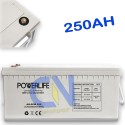 BATTERIA 250 AH 12V AGM GEL FOTOVOLTAICO PANNELLI ENERGIA SOLARE EOLICO NAUTICO CAMPER ACCUMULO